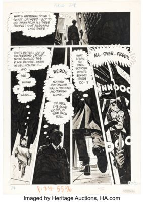Alex Toth Creepy #7 "Rude Awakening!" Story Page 4 Original Art (Warren, 1966).