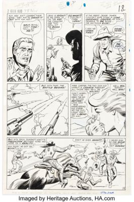 Dick Ayers and Vince Colletta Two-Gun Kid #78 Story Page 15 Original Art (Marvel, 1965). | Heritage