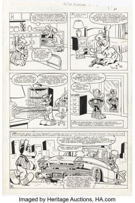 Joe Albelo and Pierre Fournier Peter Porker, the Spectacular Spider-Ham #15 Story Page 8 Original Art (Marvel, 1987). | Heritage