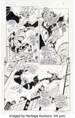 Bob McLeod Untold Tales of Spider-Man #24 Story Page 4 Original Art (Marvel, 1997). | Heritage