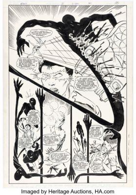 Todd McFarlane, Steve Montano, and Tony DeZuñiga Infinity, Inc. #21 Story Page 25 Original Art (DC, 1985). | Heritage