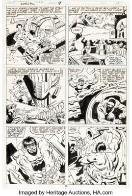 Steve Ditko and Al Milgrom The Incredible Hulk Annual #9 Story Page 11 Original Art (Marvel, 1980). | Heritage