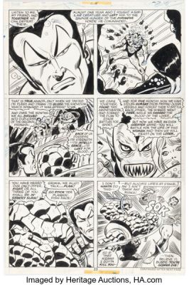Ron Wilson and John Tartaglione Marvel Two-in-One #28 Sub-Mariner Story Page Original Art (Marvel, 1977). | Heritage