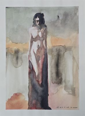 Illustrazione originale Massimo Rotundo Donna | Venere Comic Art