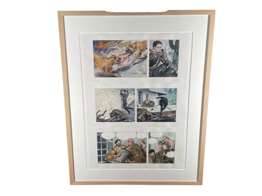 Milo Manara (1945)... | Lot 88 - Milo MANARA (1945) - planche tirée de "Les Flammes... | misc / divers