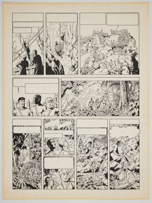 Martin (Jacques)... | MARTIN (Jacques) - Alix, planche n°31 à l’encre de... | Tessier Sarrou