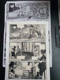 Magasin général T3 - Planche crayonnée + planche originale (p.23) - (2007) | Catawiki