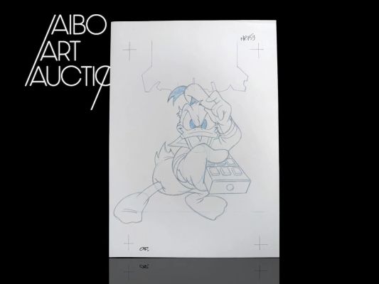 Walt Disney Productions... | Walt Disney Productions - Olivier Fiquet Mickey Parade Donald Illustration... | Aibo Art Auction