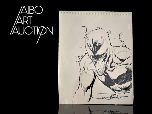 Ramhat M Handoko Spiderman Carnage Illustration... | Ramhat M Handoko Spiderman Carnage Illustration à la... | Aibo Art Auction