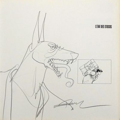 Bilal Enki L’état... | BILAL Enki L’état des stocks Rare dédicace sur la monographie... | Vermot et Associés