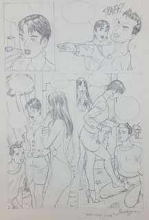 Roberto Baldazzini - Preliminare n.6 "Chiara Rosenberg"  - Page volante | Catawiki