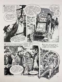 Alarico Gattia - tavola originale "Il Nome di Slade" - Loose page - (1979) | Catawiki