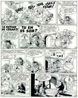 Uderzo & Goscinny | UDERZO & GOSCINNY ASTÉRIX Planche originale Ã  l’encre de Chine tirée de | Cornette de St Cyr
