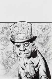 Eric Powell signed original cover illustration for The Goon #14. | Profiles in History