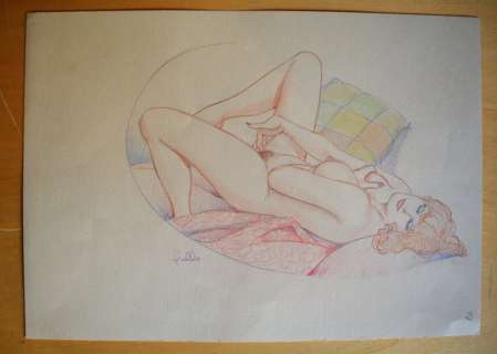 Leone Frollo - Illustrazione originale - Firmata - Loose page | Catawiki