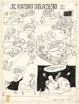 Willem (Né En 1941) Chez... | WILLEM (né en 1941) Chez les obsédés - De Vrolijke... | Tessier Sarrou