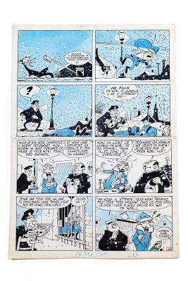 Tillieux, Maurice (1921-1978) | César et Ernestine, gag n°45 "La buche de Noël" | misc / divers