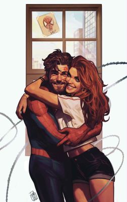Francesco Tomaselli Peter Parker & Mary Jane 12x18" Limited Edition Giclee | Kirby’s Comic Art