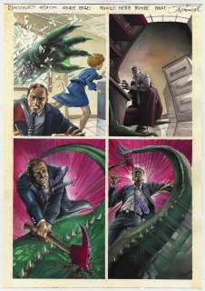 Herb Trimpe & JK Woodward - Dinosaurs Attack #5 page; 11-by-16 inches