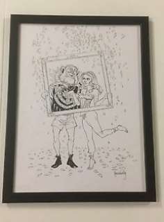 Krassinsky, Jean-Paul - Dessin original - Spirou spécial Saint-Valentin - (2012)