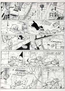 Bédu | Clifton, planche n°1 Ã  l’encre de Chine et au cr… | Banque Dessinée