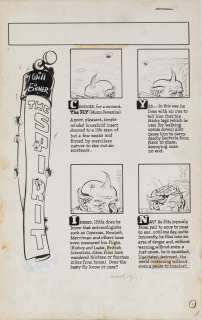 Will Eisner original artwork for The Spirit complete 7-page story The Fly dated March 10, 1946. | Profiles in History