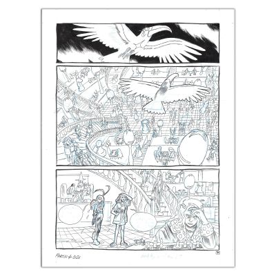 Martin Robic | Une Fête Sans Fin - Page originale 108 | Achetez de l’Art