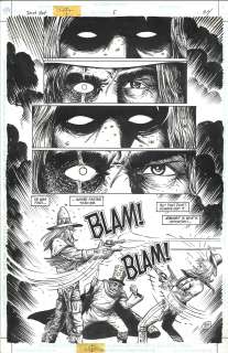 Jonah Hex Two Gun Mojo #5 Page 24 Original Art Tim Truman Showdown! One Of A Kind ! | East Bay Comics