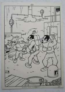 Nys, Jef - Originele tekening (p.27) - Jommeke - Alarm in de rode baai | Catawiki