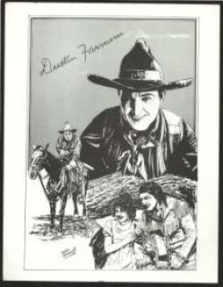Dustin Farnum Real West Movie Hall of Fame Series Print | DTA Collectibles