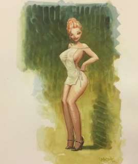 Andréae, Jean-Baptiste - Dessin original - Pin-Up - (2010) | Catawiki