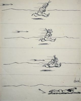 Chaval, Yvan Francis... | Lot 25 - CHAVAL, Yvan Francis Le Louarn, dit. Sans légende.... | Art Valorem
