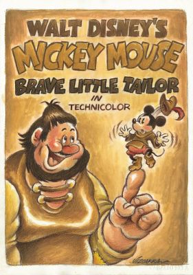 Mickey Mouse – Brave Little Tailor Vintage Tribute | Corner4art