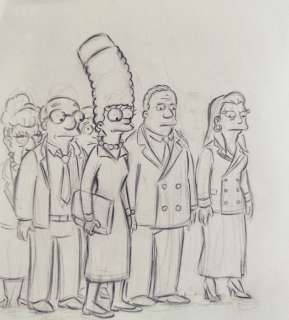 The simpsons - The Simpsons 2006 - HABF08 - - original drawing | Catawiki