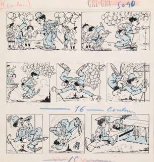 Thomen | Les Aventures acrobatiques de Charlot, planche n°… | Banque Dessinée
