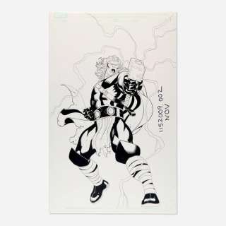 Ed McGuinness, Thor Concept Original Art (Marvel Comics) | Landry Pop Auctions
