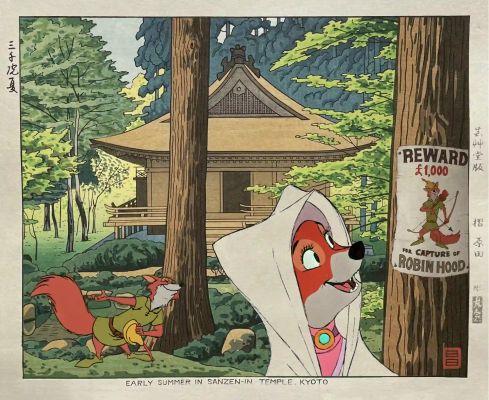 Robin Hood: Early Summer at Sanzen 早夏の三千 | Corner4art