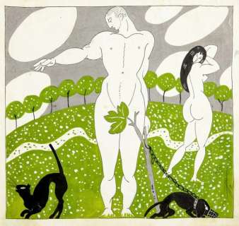 Tofano Sergio | "Adamo ed Eva", fine anni ’20 | Urania Casa d’Aste