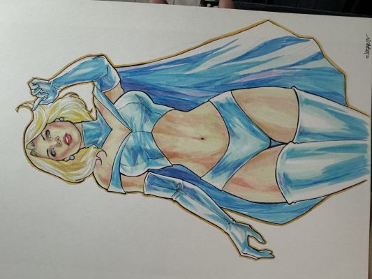 Jc Fabul | Emma Frost Pin Up | Raremarq (Buy It Now)