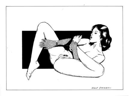 Saint Germain - Illustrazione Originale - Loose page | Catawiki