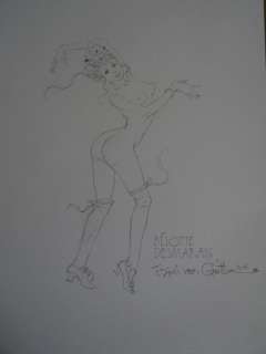 Erich von GÃ¶tha - Dessin original - Bélotte Desmarais - Format: Â± 21 x 30 cm. | Catawiki