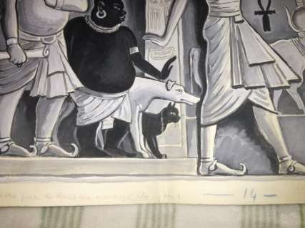 Manca - illustrazione originale cm 40x30 - Loose page - (1954) | Catawiki