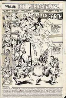 MICRONAUTS Issue #36 Splash Page | ComicConnect