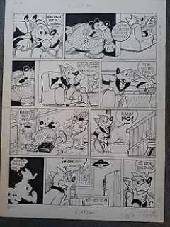 Corteggiani, François - Planche originale - Placid et Muzo - (1987)