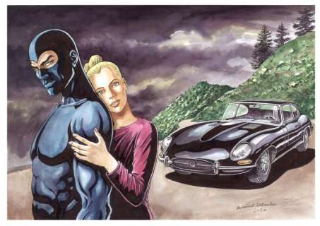 Diabolik - original artwork - Loose page | Catawiki