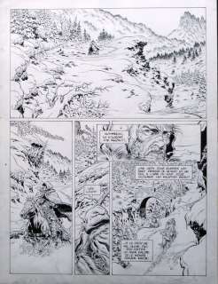 Swolfs, Yves | Original page (p.25)  - Le prince de la Nuit 1  - Le chasseur  - (1994) | Catawiki