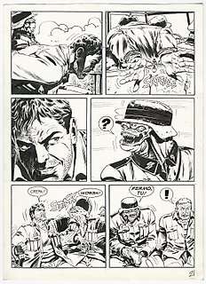 Brad Barron # 18 - Giovanni Bruzzo - tavola originale per "Vincitori e Vinti" - Loose page - (2006)