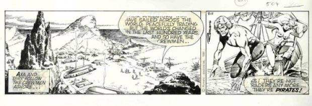 ORIGINAL PAGE - AXA #865 - ENRIC BADIA ROMERO - DAILY STRIP - ART | eBay Europe