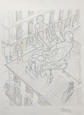 DESSIN ORIGINAL D’EMMANUEL DESPUJOL POUR ASPIC N°3 | Pulp’s