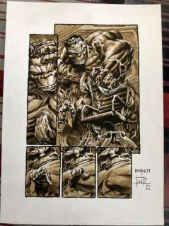 Original Coffee Painting - HULK (Page Comic) - Original Art (2020) | Catawiki